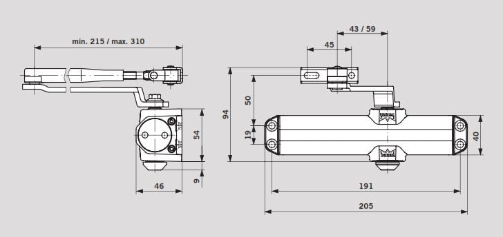 Dormakaba Ts Compact Kapı Hidroliği